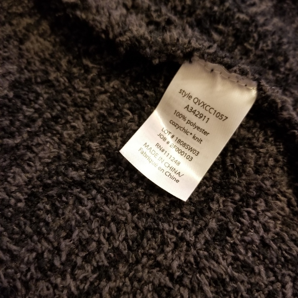 Barefoot Dreams Women's Charcoal Cardigan - Picture 5 of 12